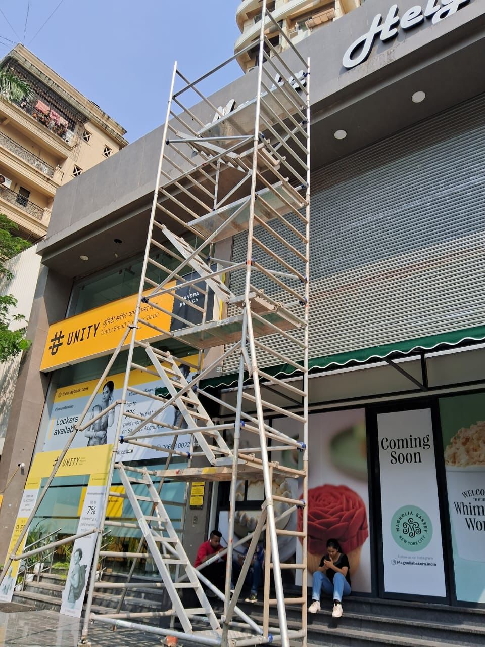 aluminum scaffolding stairway model